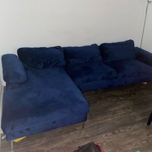 Blue Sectional Couch
